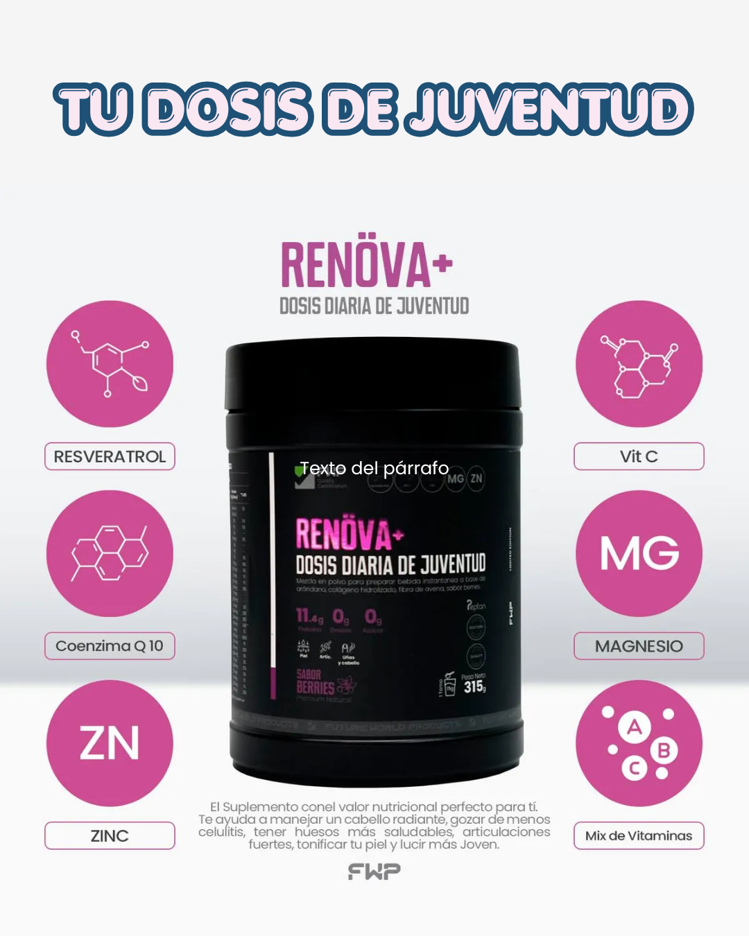 COLAGENO RENÖVA DOBLEMENTE HIDROLIZADO