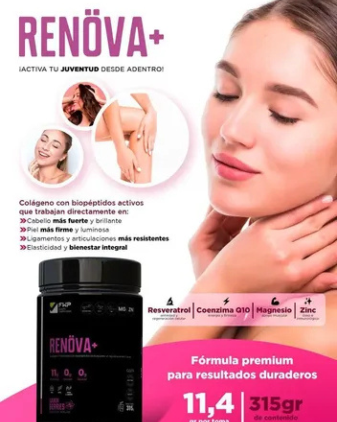 COLAGENO RENÖVA DOBLEMENTE HIDROLIZADO