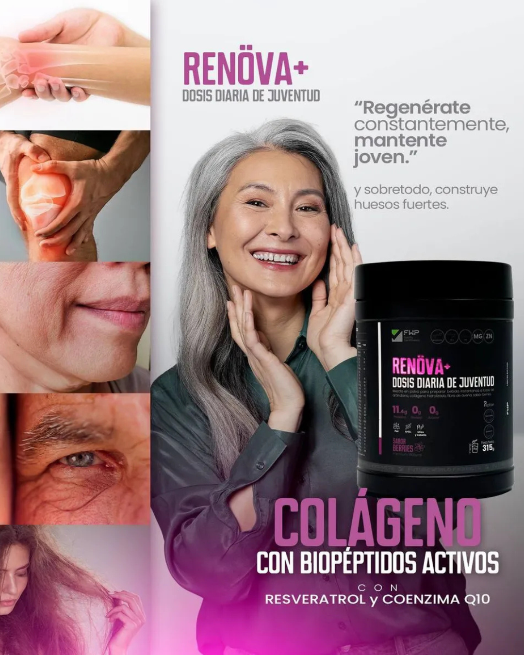 COLAGENO RENÖVA DOBLEMENTE HIDROLIZADO